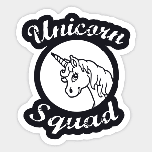 Unicorn Squad Funny Ladies Team Bridesmaids Dance T Shirts Sticker